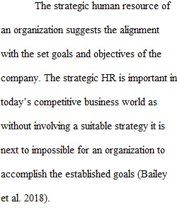 Strategic Hr